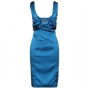 Roberto Cavalli Snake-Embellished Bodycon Dress